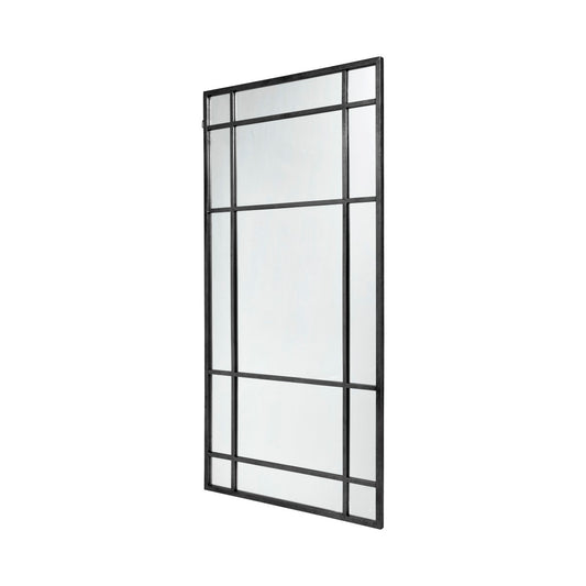 MHome Full Length Black Iron Fame Mirror 180x110cm