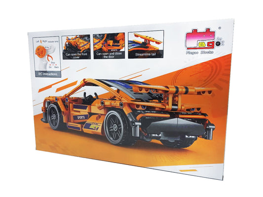 Building Block Speed Sports Car Remote Control Toy 408pc