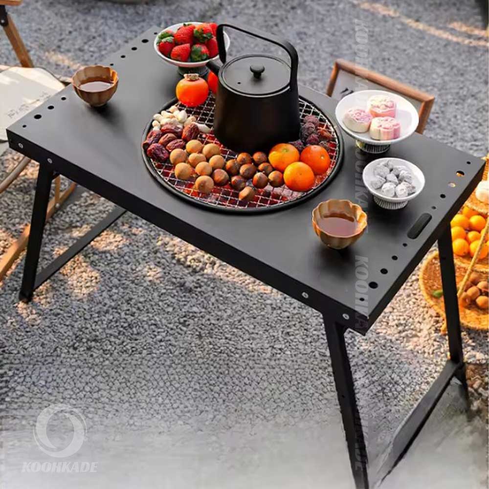 MHome Portable Folding Barbecue Braai Stand
