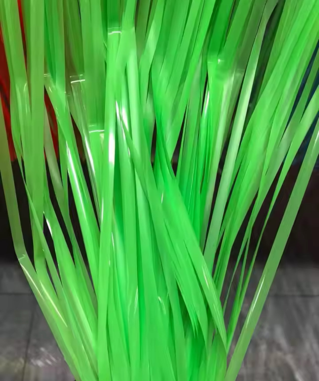 Party Decoration Foil Fringe Backdrop for Birthday , Wedding - 2M