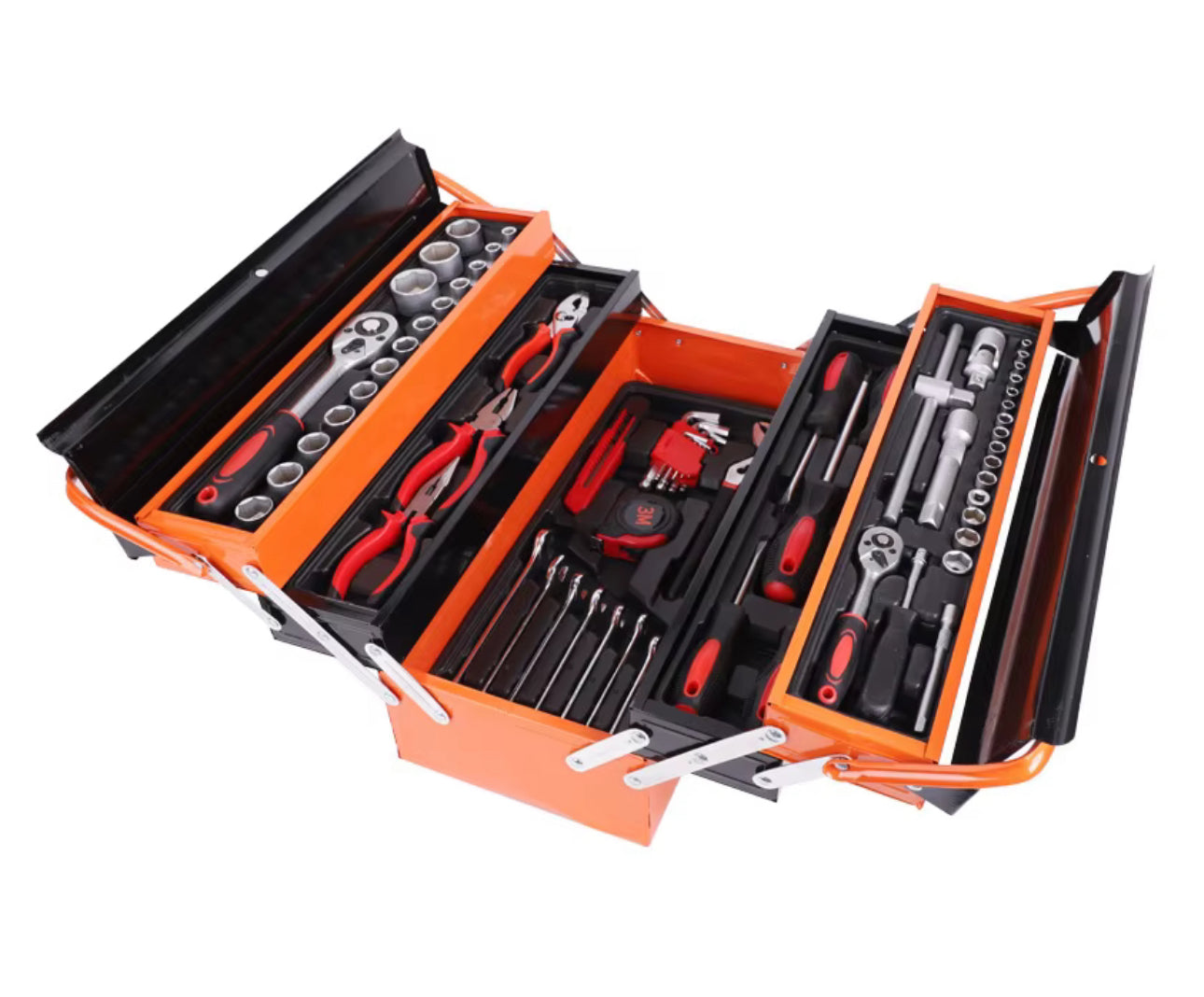 Tool Kit With Cantilever Metal Box 85pc Set