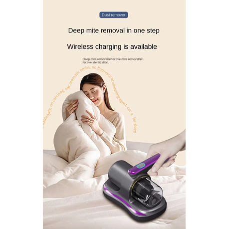 Rechargeable Handheld Household Portable Dust Mite Vacuum Cleaner