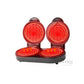 RAF R.205 Heart Shape Belgian Waffle Maker - Double Mini Non-Stick Waffle Maker 1100W