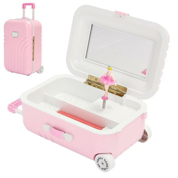 Musical Jewellery Box Suitcase Style