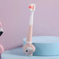 Dinosaur two-color small cute dinosaur children's milk teeth baby cleaning teeth gum care soft bristle toothbrush