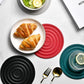 Food Grade Silicone Heat Resistant Placemat  Drinkware Coasters, Set of 4