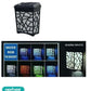 Arbes Solar
Powered Decorative Wall
Lamp RGB And Warm
White 2pc  Pack