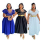Ladies African Wedding Party Dresses for Women Evening Gown Elegant Outfit