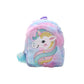 Toddler Girls Plush Backpack Kids Cartoon Unicorn Pattern School Bag Shoulder Bag