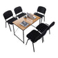 MFurn Stackable Steel Frame Chairs for Meeting Room and Reception