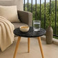 MFURN Coffee Table Faux Marble Design Table Side Tables, Sofa Mobile Small Coffee Table Bedside Tables Corner Mini Round Table-Various Options
