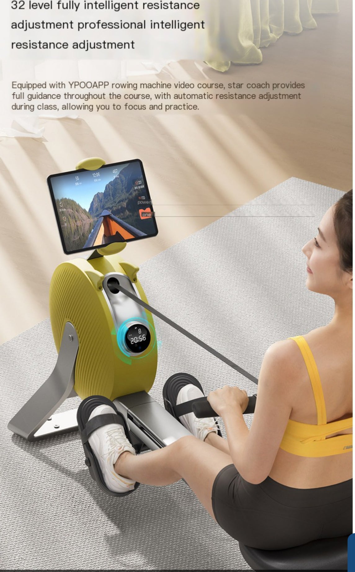 Pro-Sportz V3 Home Use Fitness Equipment Popular Cardio Exercise Machine Self Generating Rowing Machine