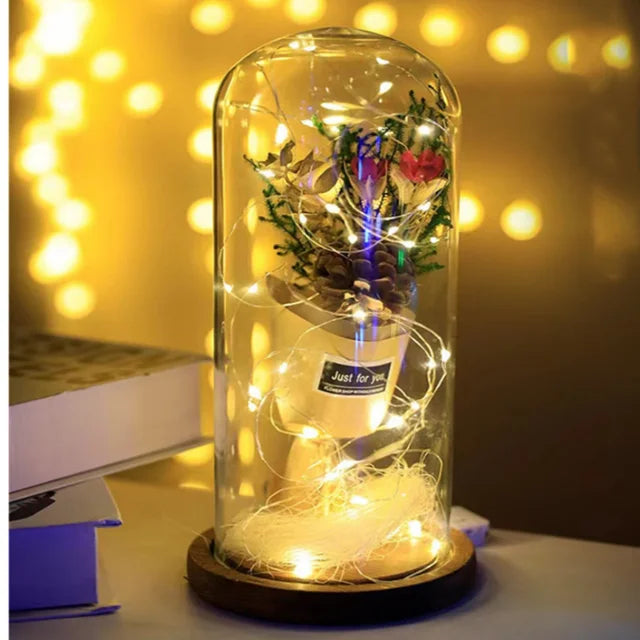 LED String Lights Battery Box Copper Wire Garland Lamp Outdoor Waterproof Fairy Lighting For Christmas Wedding Party Decor - 3M