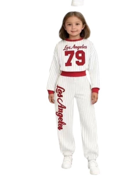 Kids Leisure 2pc Tracksuits For Girls-Various Colours