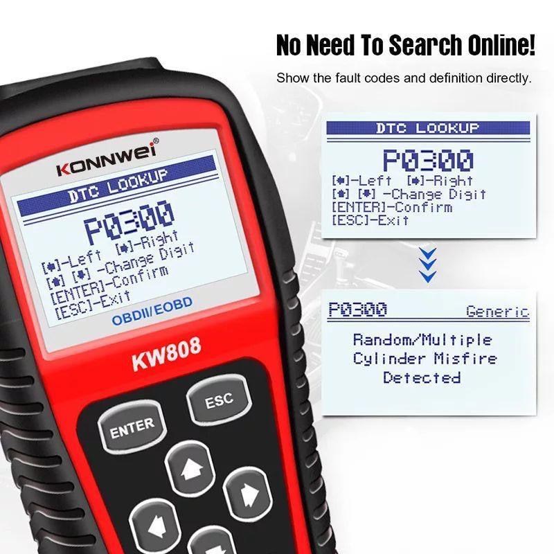Konnwei KW808 Auto Repair Scanner