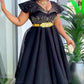 Ladies African Wedding Party Dresses for Women Evening Gown Elegant Outfit