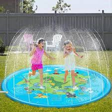 MKids Sprinkler for Kids, Splash Pad, and Wading Pool Blue