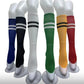 Soccer Socks Colour Stretchy One Size, 4pairs-Multicolor