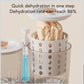 MTech Portable Washing Machine, Dual Tub Underwear Washer with Built in Drainage Pipe and Spin Dry for Travel Home Use