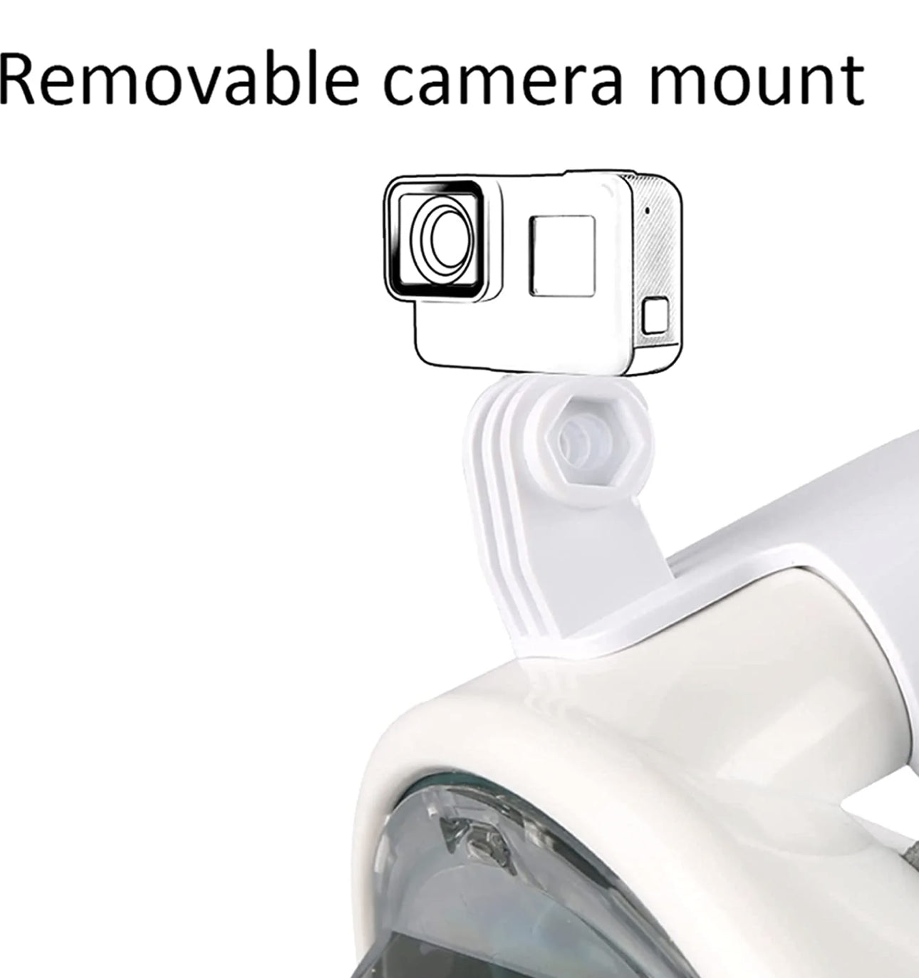 MHome Full Face Anti Fog Diving Mask With GoPro Mount - Various Options