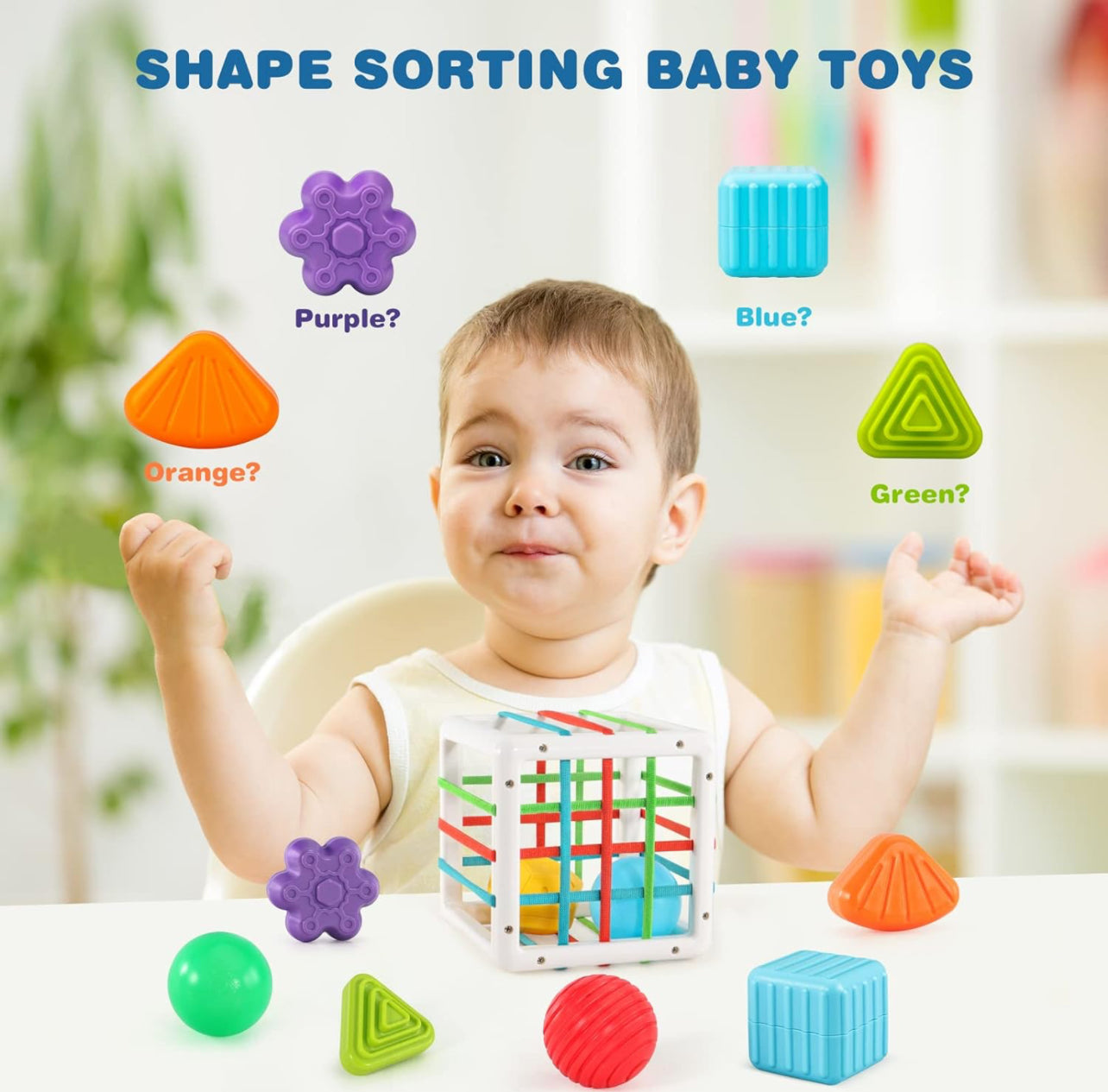 Toddler Toys for Year Old Boys Girls,Baby Sorter Toys
