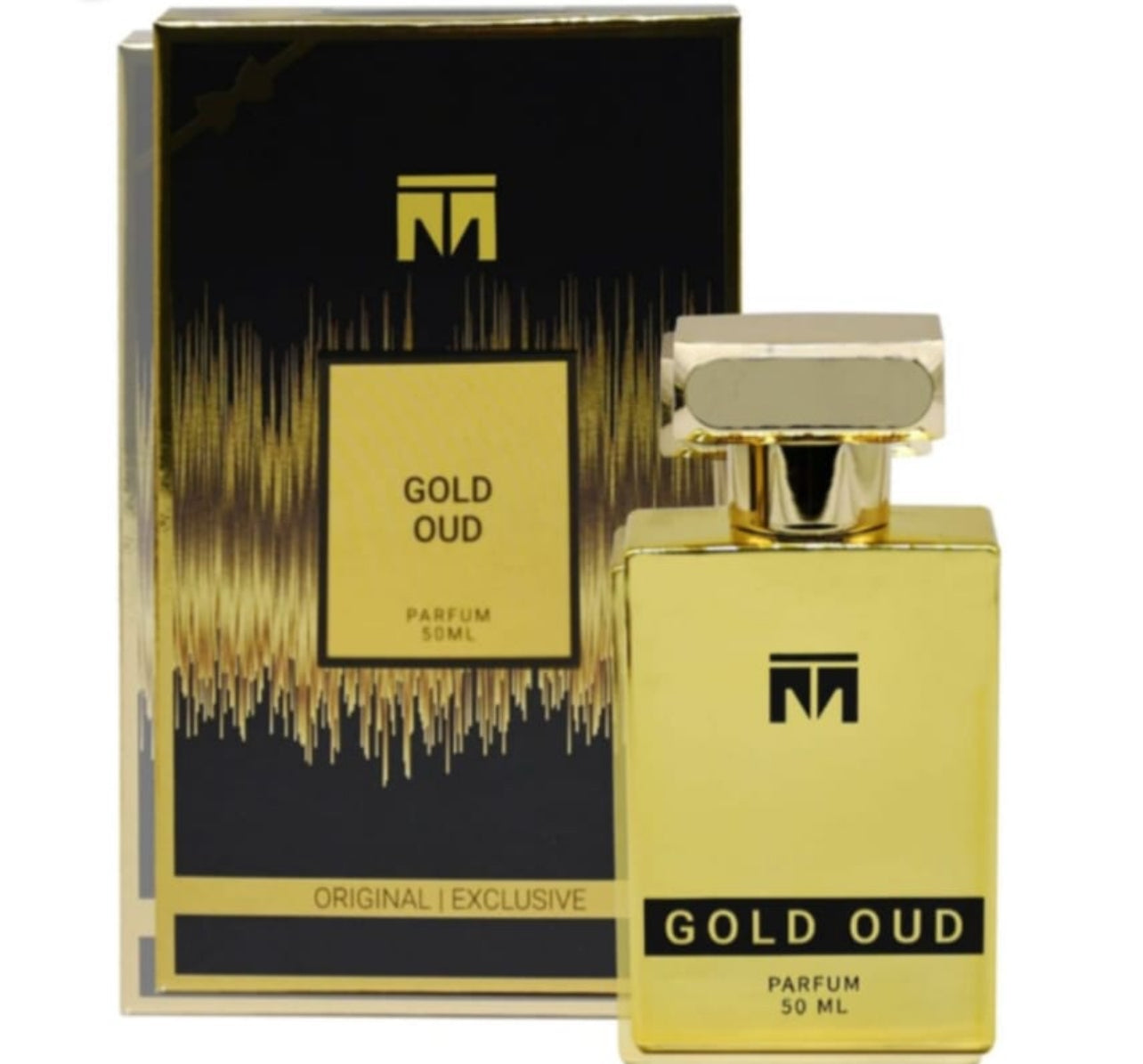 GENERIC Black/White & Gold Oud Eau De Parfum 50ml Perfume High End Arabic Oud