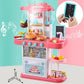 Children Play House Tableware With Light Music Kitchen Toy Set Kids Gift 23pc