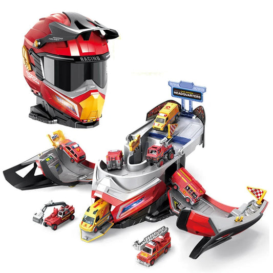 Kids Race Track Helmet Toy