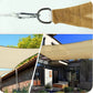MHome Sun Shade Sail Square/Rectangular,UV Block Sunshade Canopy-Various Options