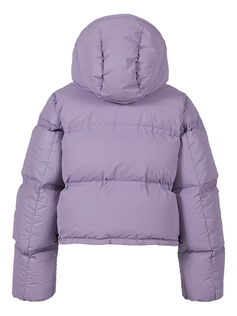 Ladies Hooded Cropped Puffer Jacket-Various Colours