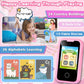 MTech
Kids Phone for Girls Toys, Gifts for 3-12 Year Old Girls Boys Christmas Birthday Kids Toys, Touchscreen Toddler Learning Cell Toy Phone with Dual Camera, Game, Music Player, 8GB Card