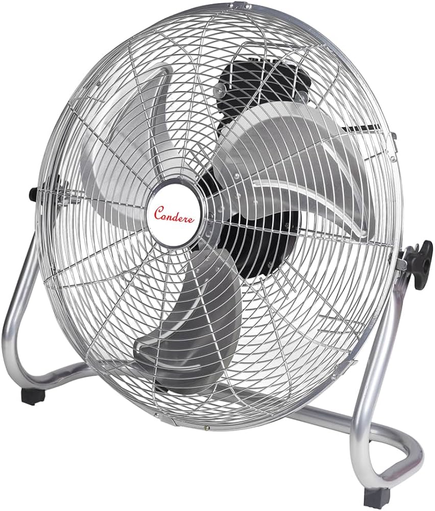Condere
18" Metal Floor Fan – Standing Oscillating Pedestal Fan for Bedroom & Home FS40-F18