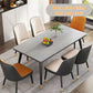 MFurn Trendy Marble Sintered Top Dining Table & Chair 5pc Set