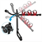 Bike Rack Rear Trunk Mount for Car/SUV/Sedan/Hatchback