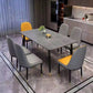 MFurn Trendy Marble Sintered Top Dining Table & Chair 5pc Set