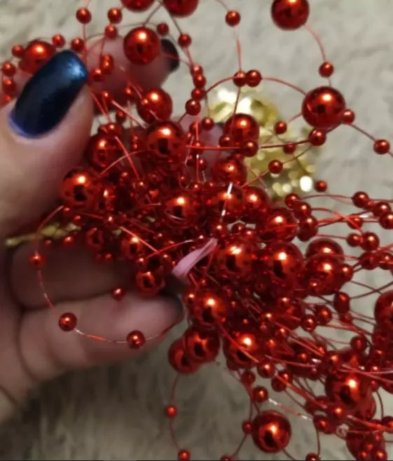 Garland Beads Artificial Chain Flowers Pearls Wedding Party Decor - Various Colours