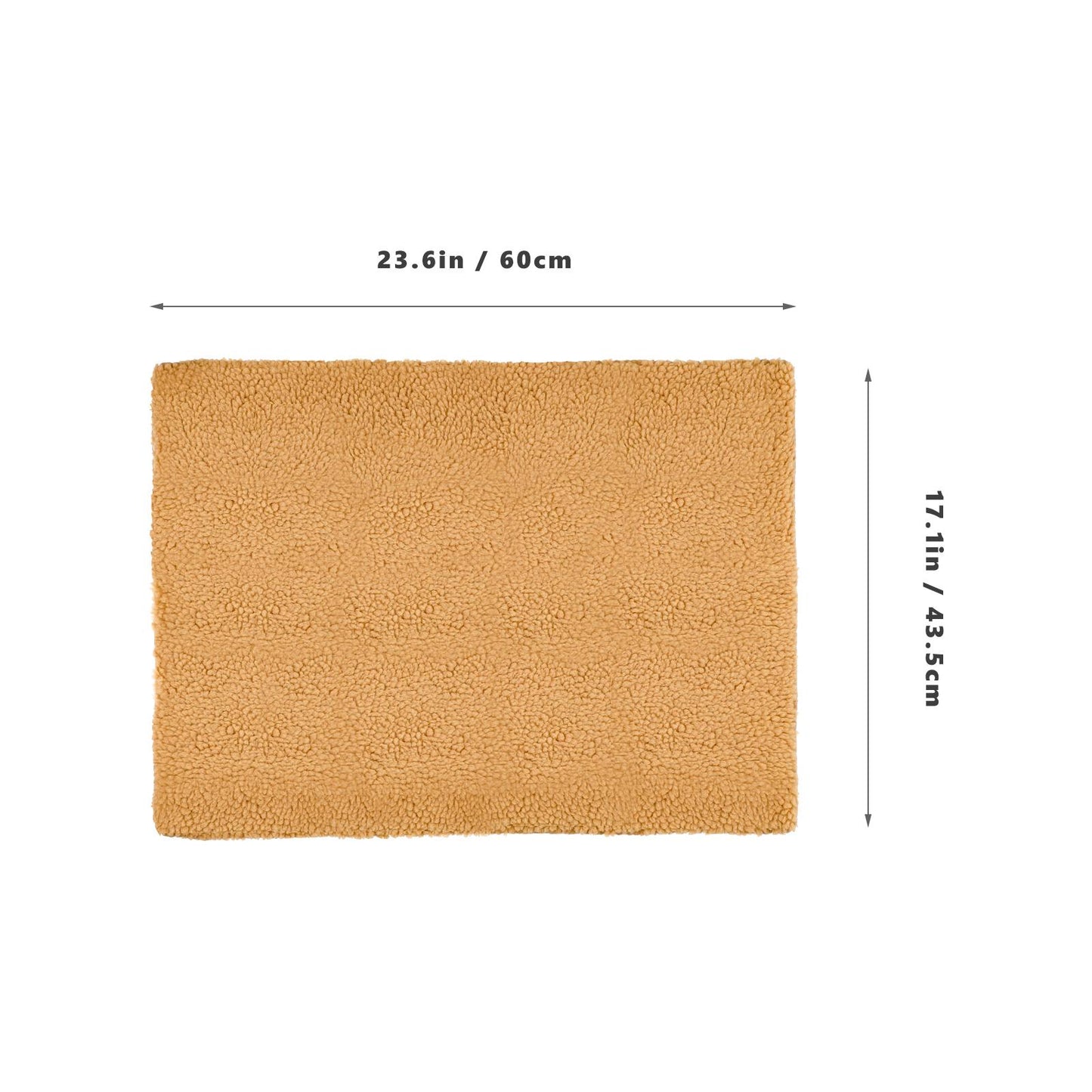 Snuggle Rug Self-Heating Pet Bed – 46x64cm Heated Cushion Pad for Cats & Dogs