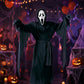 Scream Halloween Mask With Black Robe – Adult & Teen Costume Set