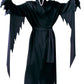 Scream Halloween Mask With Black Robe – Adult & Teen Costume Set