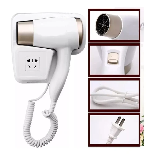 MTech 3000W Hot & Cold Wall-Mounted Hair Dryer – Professional Home & Hotel Use