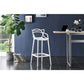 MFurn Modern Designer Bar Stool - Sleek Polypropylene Frame - Contemporary Bar Seating