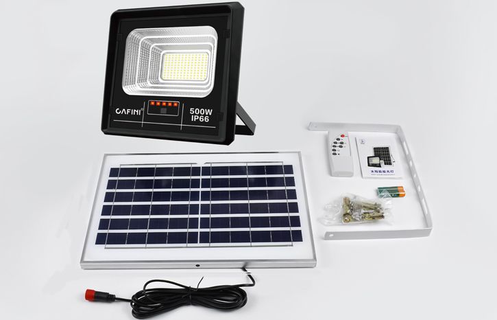 MHome Solar Flood Light – Outdoor LED with Remote Control