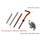 Helicoil Thread Repair Kit M5 M6 Metric8 Metric10 M12 Threaded Tool Twist Drill Bits - 131pc