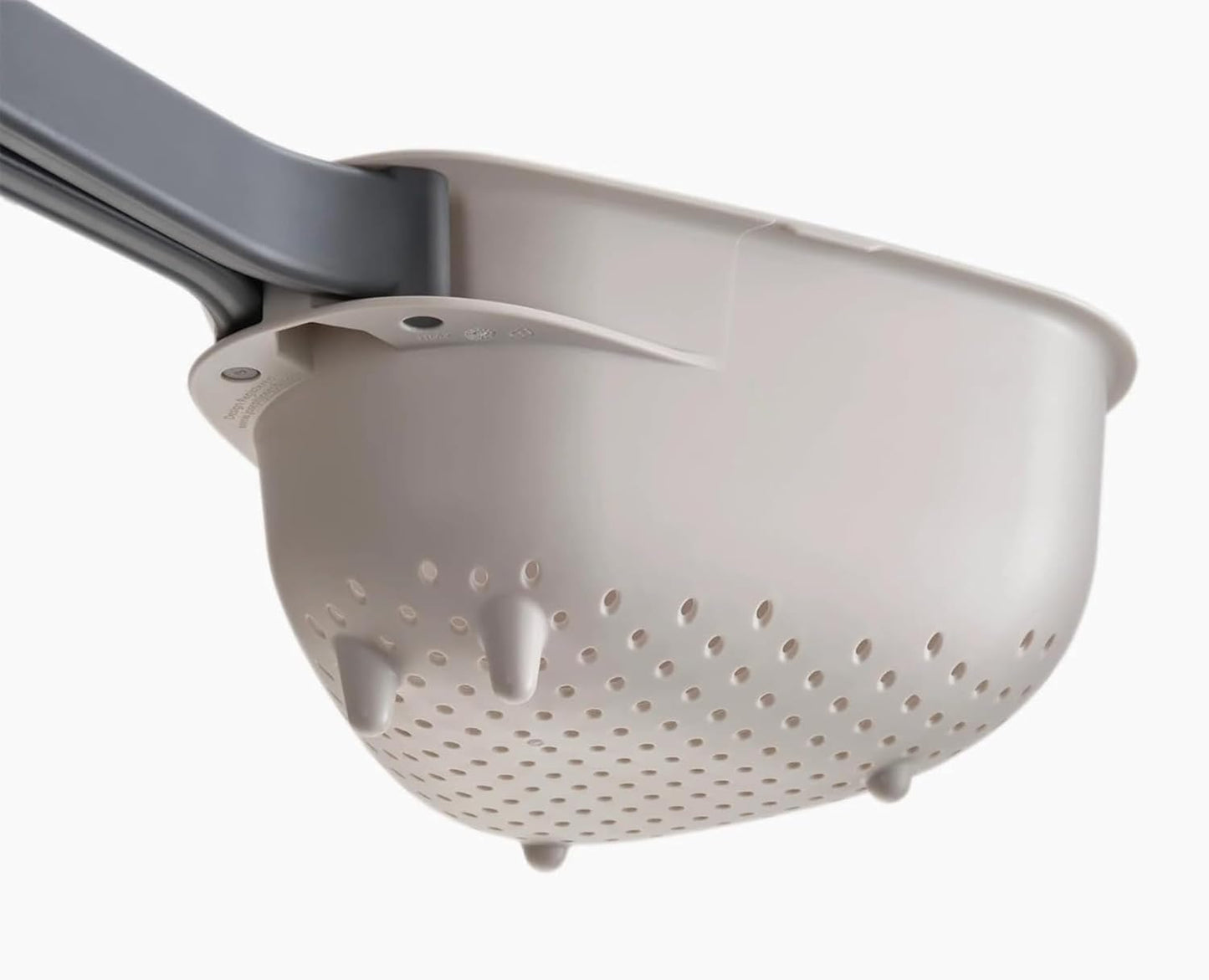 MHome Droplet Compact Colander – Folding Handles, Easy-Pour Corners