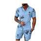 Men’s Summer Casual Short/Shirt Combo 2pc-Various Colours