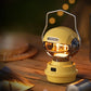 Retro Camping Lamp Rechargeable Hanging Tent Lights Portable Camping Lantern Waterproof Emergency Work Light for Outdoor