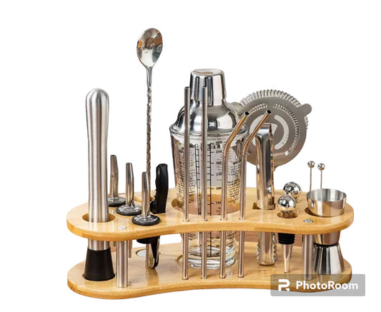 Bartender Kit 19-Pieces Cocktail Shaker Set

Be