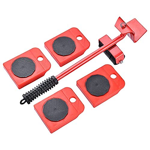 MHome Furniture Lifter & Mover Tool Set – Heavy Duty with 4 Sliders & 360° Rotatable Pads