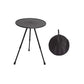 Round Foldable Camping Table Two Level Adjustment Aluminum Alloy Portable