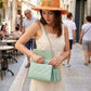 Women’s 4-Piece Fashion Set – Handbag, Wallet, Sunglasses & Summer Hat